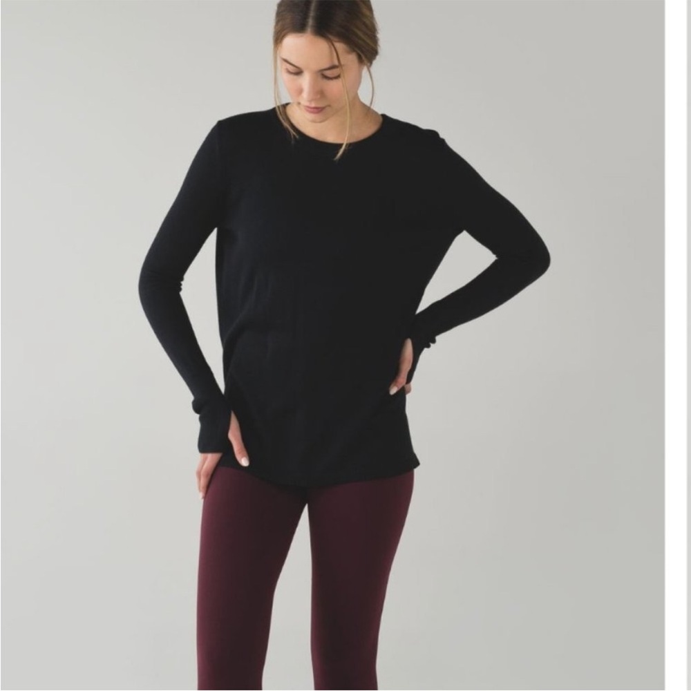 Lululemon Bring it Backbend Sweater - Black Size 6